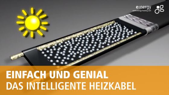 Das E-NERGY IQ Systemheizkabel – So einfach funktioniert es